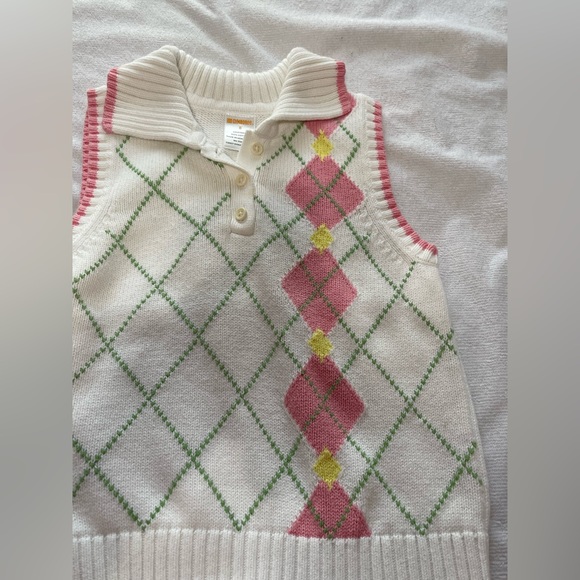 Gymboree vintage argyle vest size 8 - Picture 5 of 5
